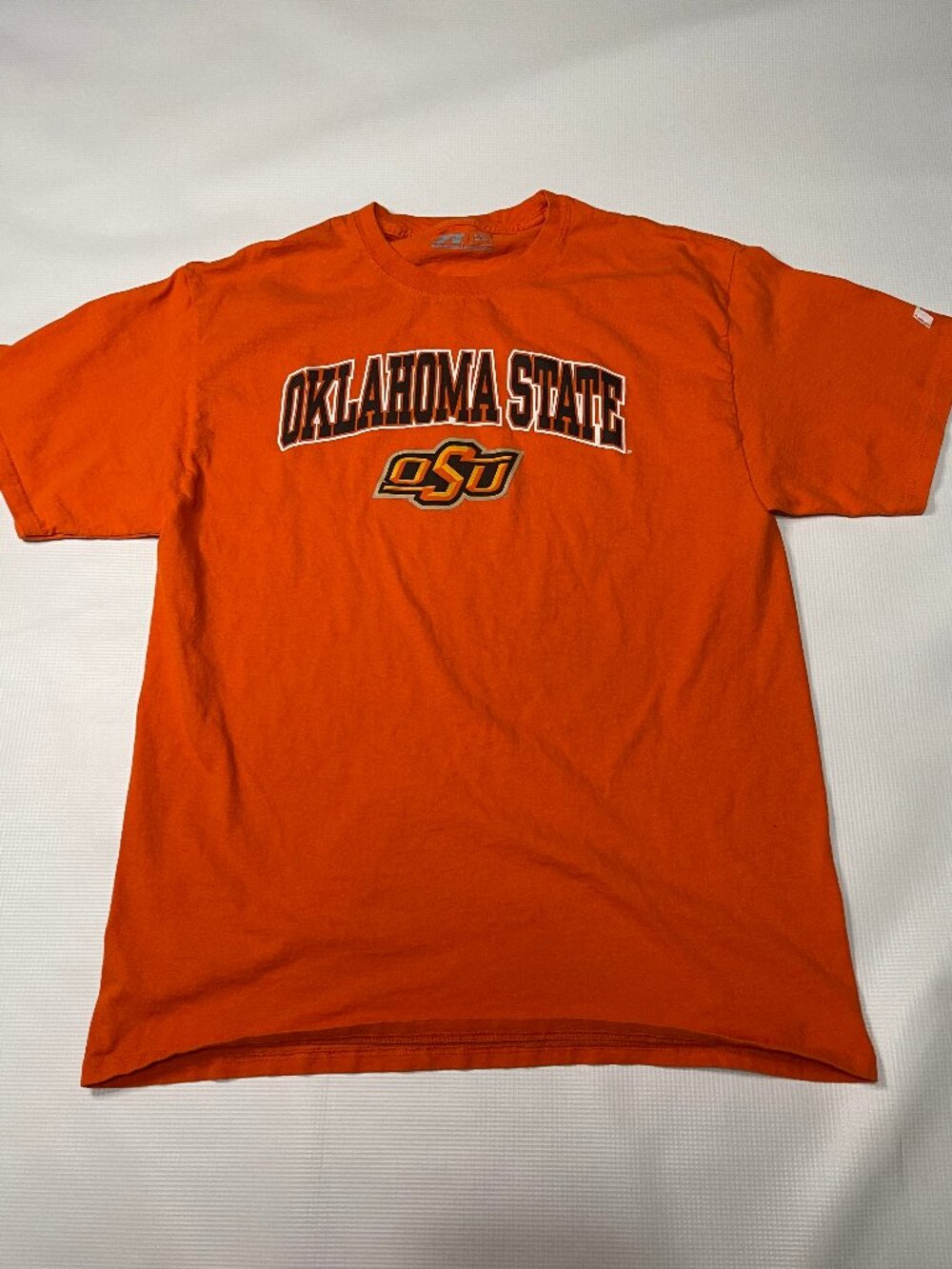 Oklahoma State University Cowboys Orange Graphic T-Shirt by Russell Athletic
